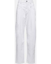 Isabel Marant - Vetan High-Rise Wide-Leg Jeans - Lyst