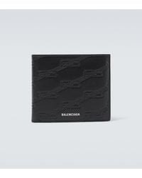 Balenciaga - Embossed Monogram Square Folded Wallet Box - Lyst