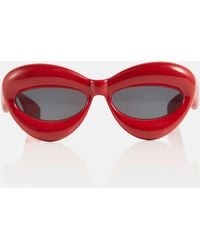 Loewe - Inflated Cat-eye Acetate Sunglasses - Lyst