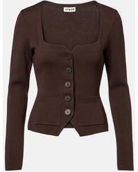 STAUD - Rachela Cardigan - Lyst