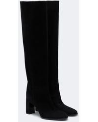 Jimmy Choo - Caly Suede Over-The-Knee Boots - Lyst