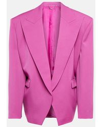 Magda Butrym - Oversized Wool Blazer - Lyst