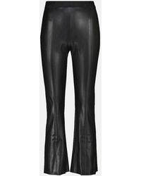 Wolford - Pantaloni cropped Jenna in similpelle - Lyst