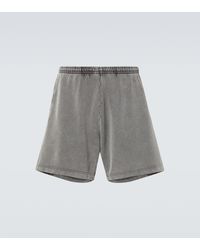 Acne Studios - Cotton Jersey Shorts - Lyst