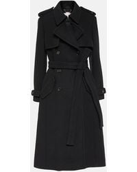 Chloé - Wool-Blend Trench Coat - Lyst