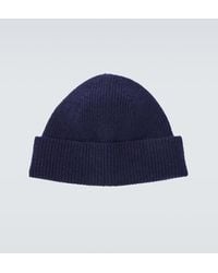 ZEGNA - Ribbed-Knit Cashmere Beanie - Lyst