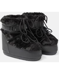 Moon Boot - "Icon" Low Faux Fur Boot - Lyst