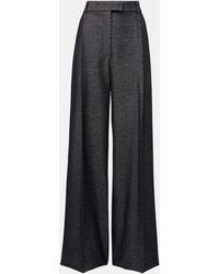 Altuzarra - Jess Cotton And Silk Wide-Leg Pants - Lyst