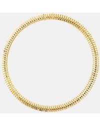 Rainbow K - Versus 14kt Yellow Gold Necklace With Diamonds - Lyst