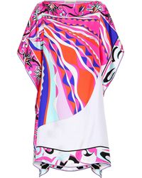 Emilio Pucci Bedruckter Kaftan aus Seide - Mehrfarbig