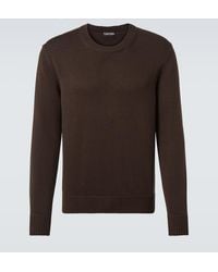 Tom Ford - Pullover Aus Baumwolle Und Seide - Lyst
