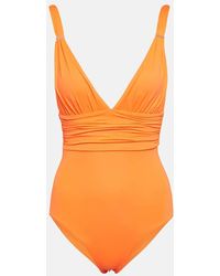 Melissa Odabash - Panarea Ruched Swimsuit - Lyst