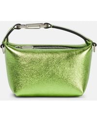 Eera - Moonbag Metallic Leather Clutch - Lyst