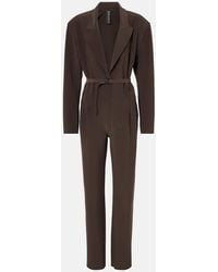 Norma Kamali - Single-Breasted Jumpsuit - Lyst