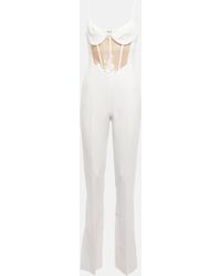 David Koma - Sequined Cutout Cady Jumpsuit - Lyst