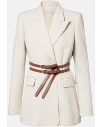Gabriela Hearst - Belted Wool Blazer - Lyst