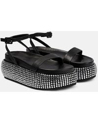 Jonathan Simkhai - Buster Embellished Platform Sandals - Lyst
