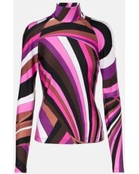 PUCCI - Top De Cuello Alto Iride - Lyst