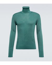 Herren Bekleidung Pullover und Strickware Sweatjacken Tom Ford Wolle Andere materialien sweater in Blau für Herren 