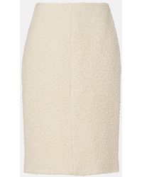 The Row - Malva Wool Midi Skirt - Lyst