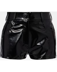 Norma Kamali - Short En Cuir Synthetique - Lyst