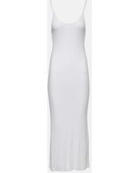 KHAITE - Leesel Jersey Slip Dress - Lyst