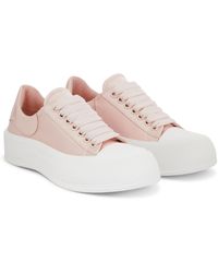 Alexander McQueen Sneakers mit Leder - Pink