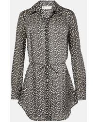 Tory Burch - Vestido Corto De Algodon - Lyst