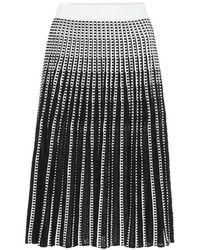 Jonathan Simkhai - Striped Stretch-knit Midi Skirt - Lyst