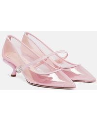 Roger Vivier - Babies Virgule Pvc Pumps - Lyst