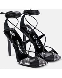 The Attico - Adele Embellished Sandals - Lyst