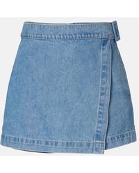 Veronica Beard - Diaz Denim Skort - Lyst