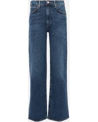 Agolde - Harper Mid-rise Straight Jeans - Lyst