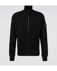 Stone Island - Compass Cotton Half-Zip Sweater - Lyst