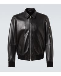 Tom Ford - Leather Blouson Jacket - Lyst