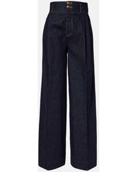Zimmermann - Hypnotic High-Rise Wide-Leg Jeans - Lyst