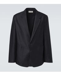 Lemaire - Cotton Satin Suit Jacket - Lyst
