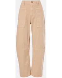 Velvet - Brylie Cotton Twill Cargo Pants - Lyst