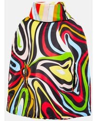 PUCCI - X Fusalp Marmo Poncho - Lyst