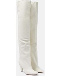 Proenza Schouler - Cone Leather Over-The-Knee Boots - Lyst