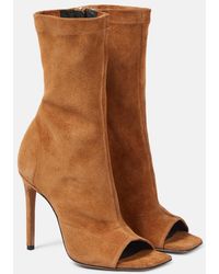 Paris Texas - Amanda Suede Ankle Boots - Lyst