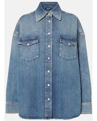 Dolce & Gabbana - Denim Shirt - Lyst