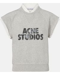 Acne Studios - Chaleco De De Jersey De Algodon Con Logo - Lyst