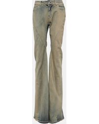 Rick Owens - Drkshdw Mid-rise Flared Jeans - Lyst