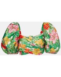 ALÉMAIS - Bedrucktes Top Amelia - Lyst