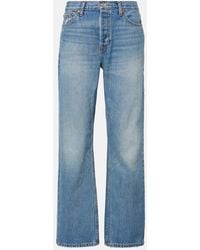 RE/DONE - Mid-Rise Straight Jeans The Standard - Lyst
