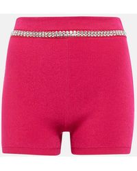 Rabanne - Shorts A Vita Alta Con Decorazioni - Lyst