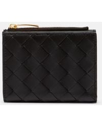 Bottega Veneta - Intrecciato Small Leather Wallet - Lyst