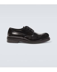 Acne Studios - Leather Derby Shoes - Lyst