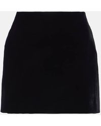 Wardrobe NYC - Minifalda de terciopelo - Lyst